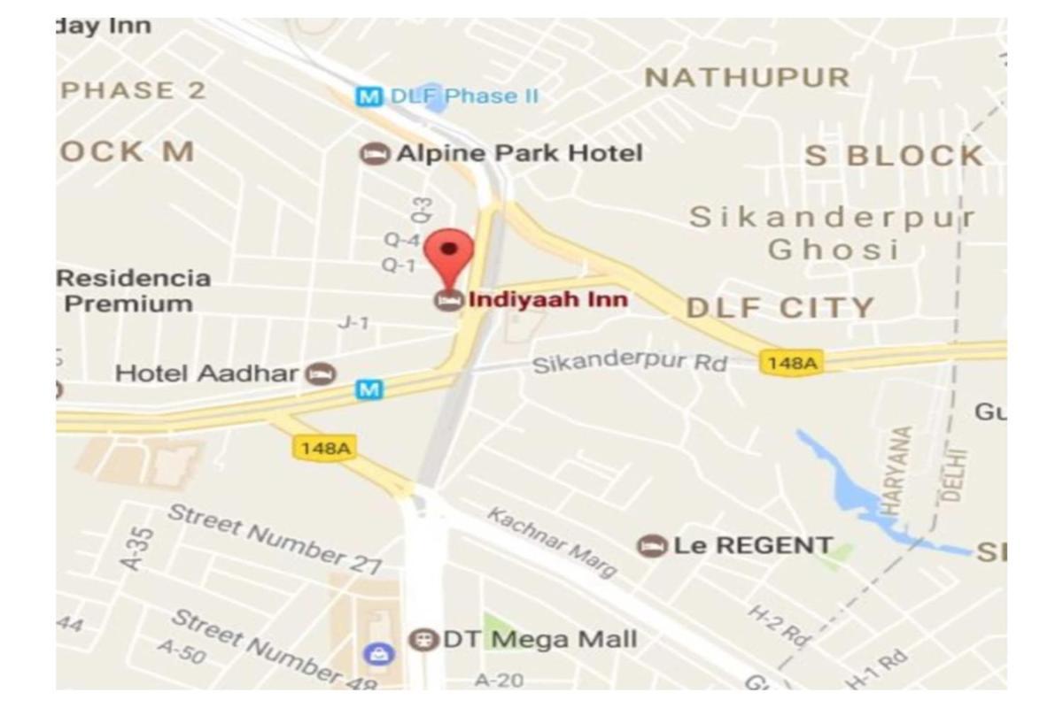 Indiyaah Inn Gurgaon Exteriör bild